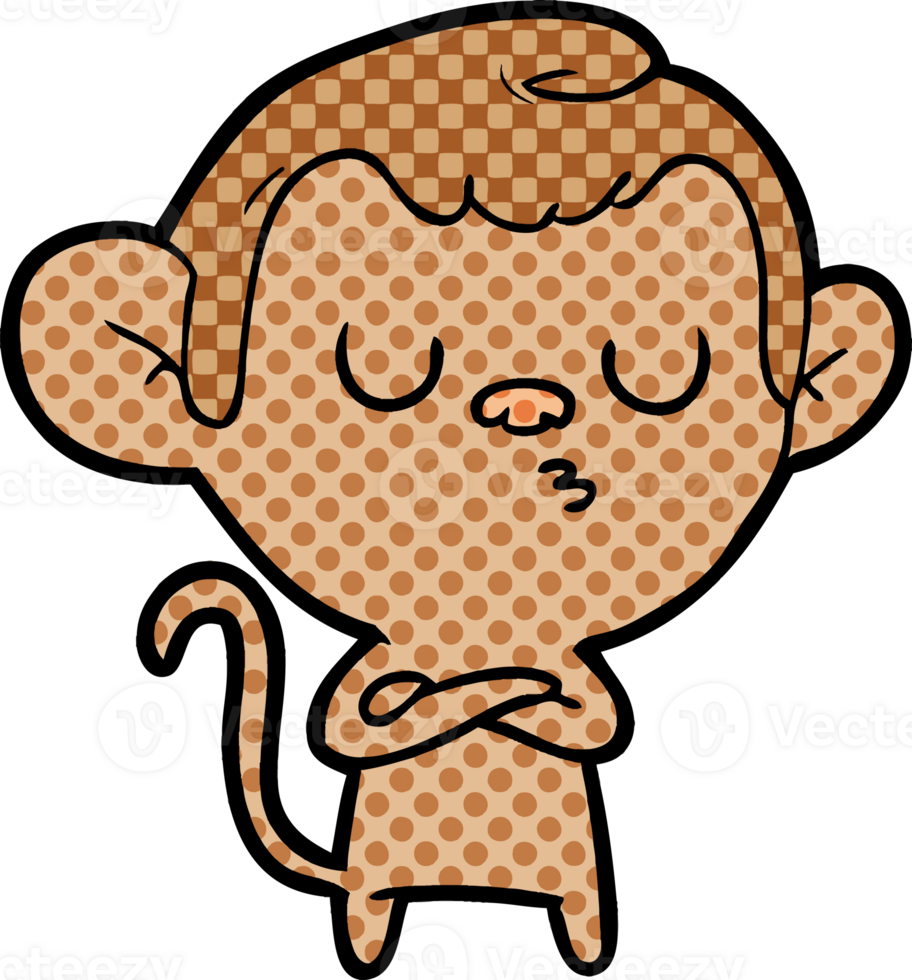cartoon monkey drawing png