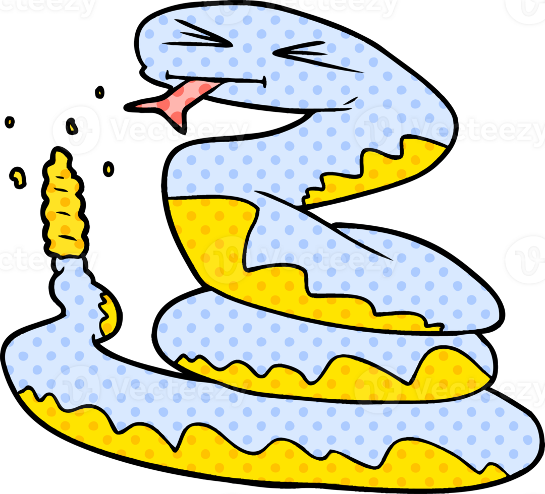 cartoon rattlesnake drawing png