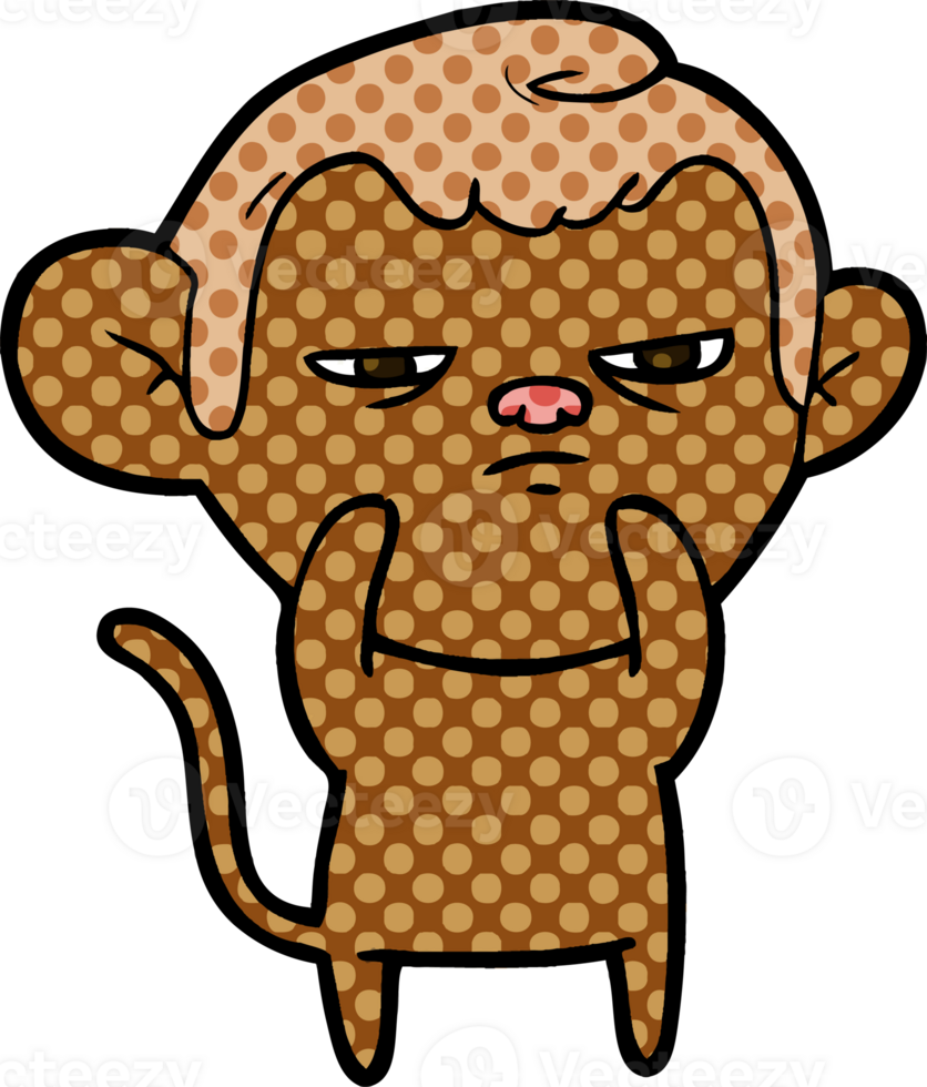 cartoon monkey drawing png