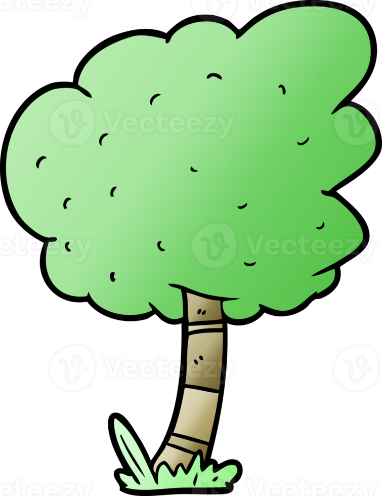 cartoon tree drawing png