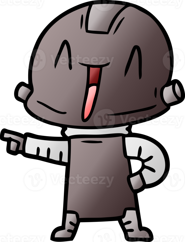 cartoon robot drawing png