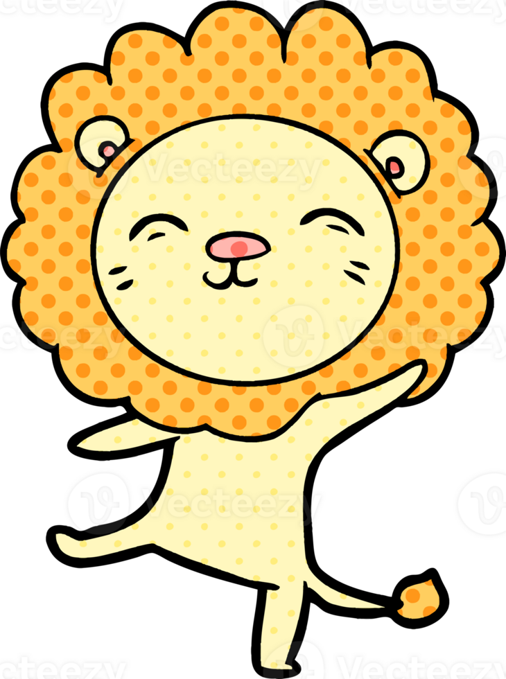 cartoon lion drawing png