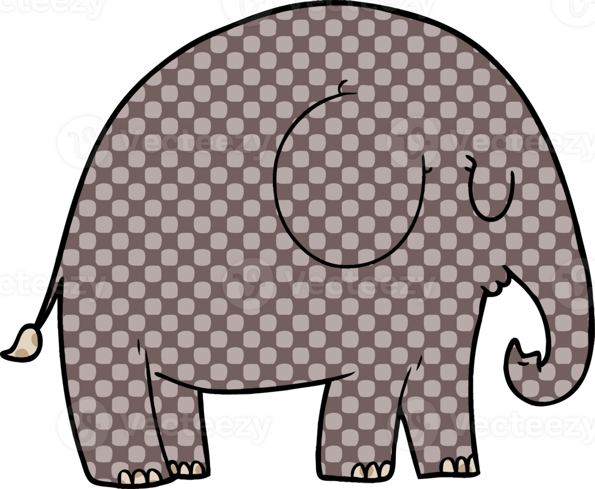 cartoon elephant drawing png