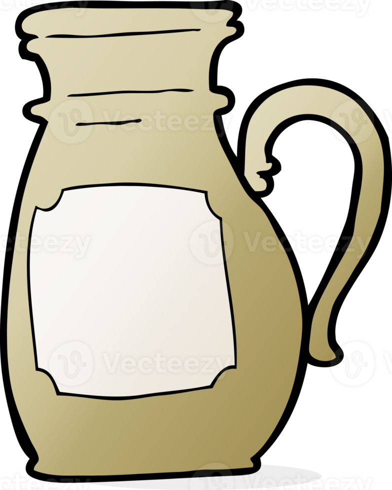 cartoon jug drawing png