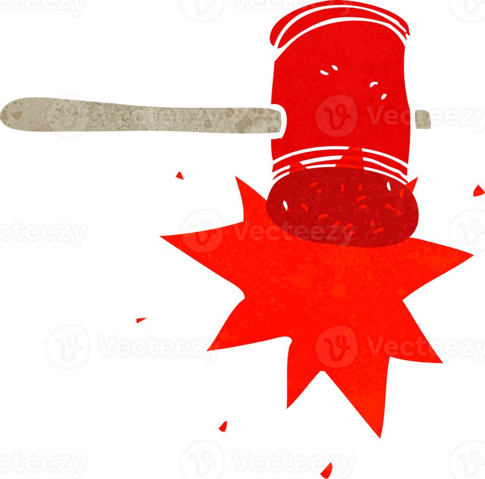 cartoon hammer drawing png