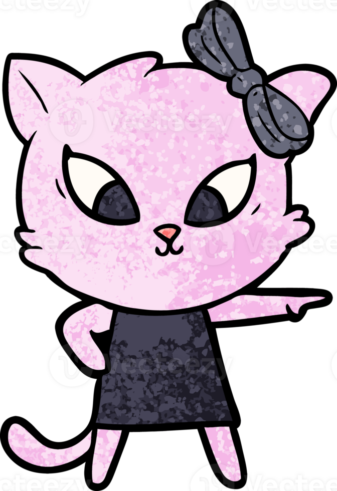 cartoon cat drawing png