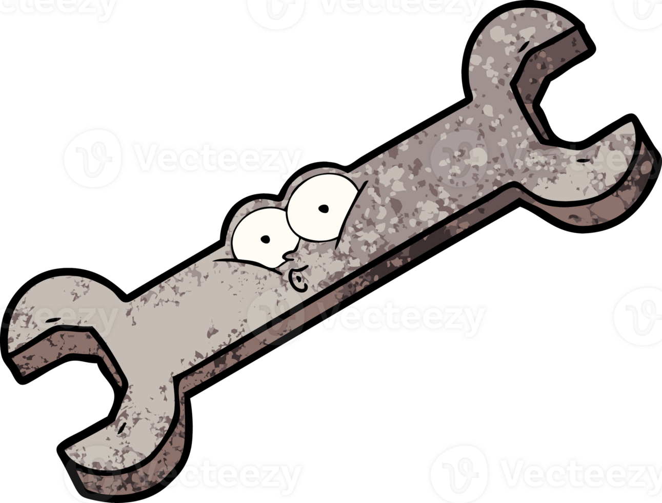 cartoon spanner drawing png