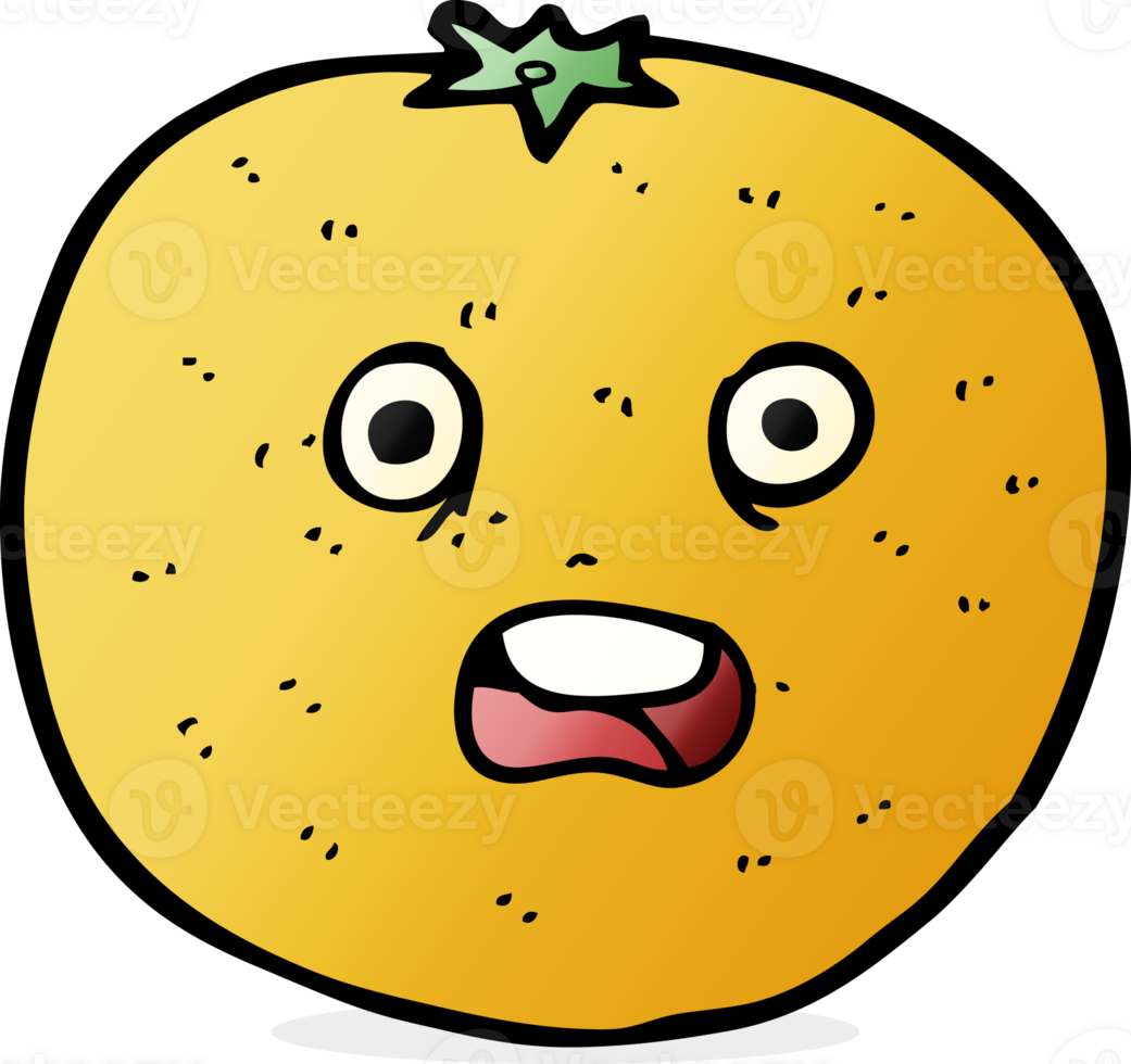 cartoon orange drawing png