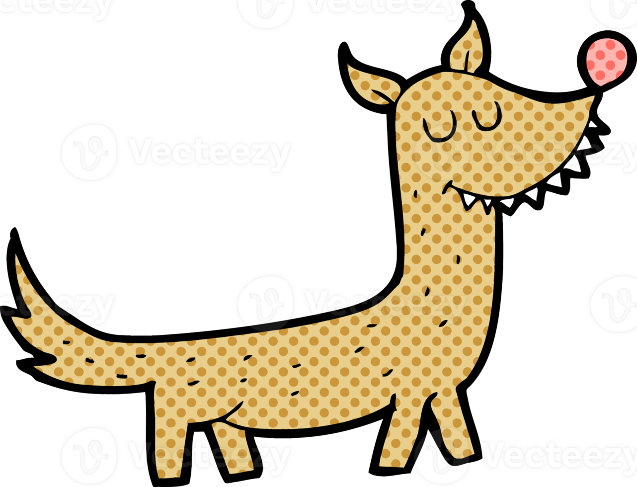 cartoon dog drawing png