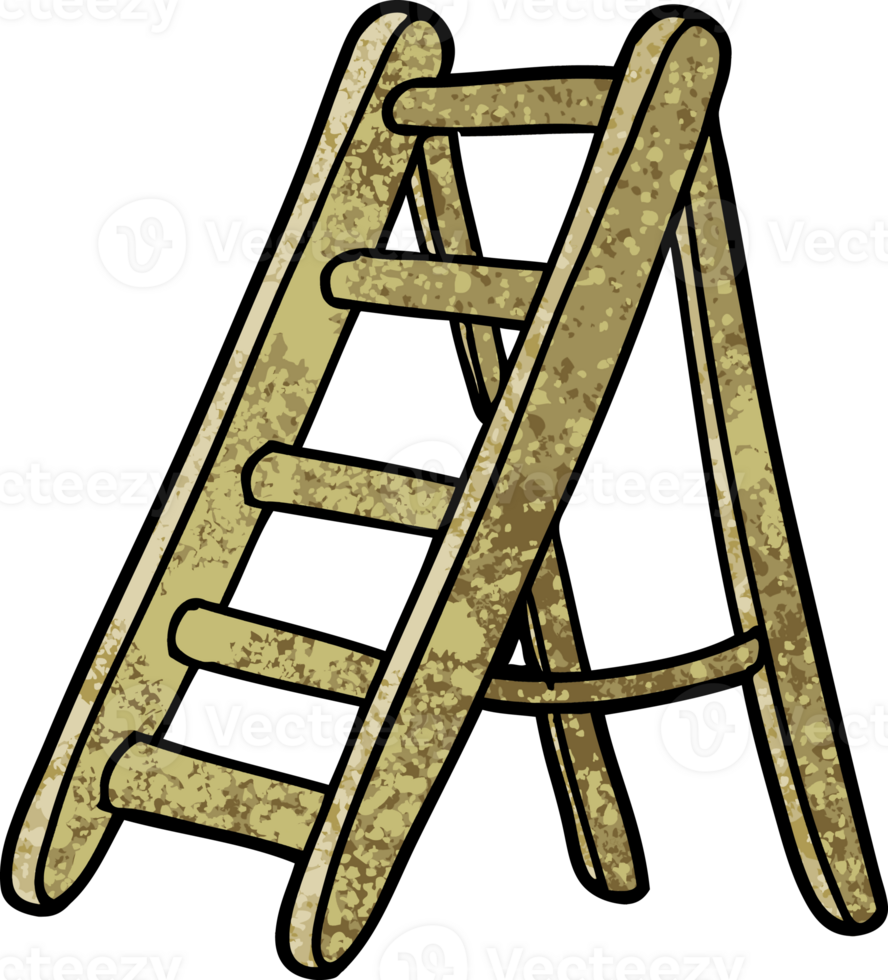 cartoon ladder drawing png