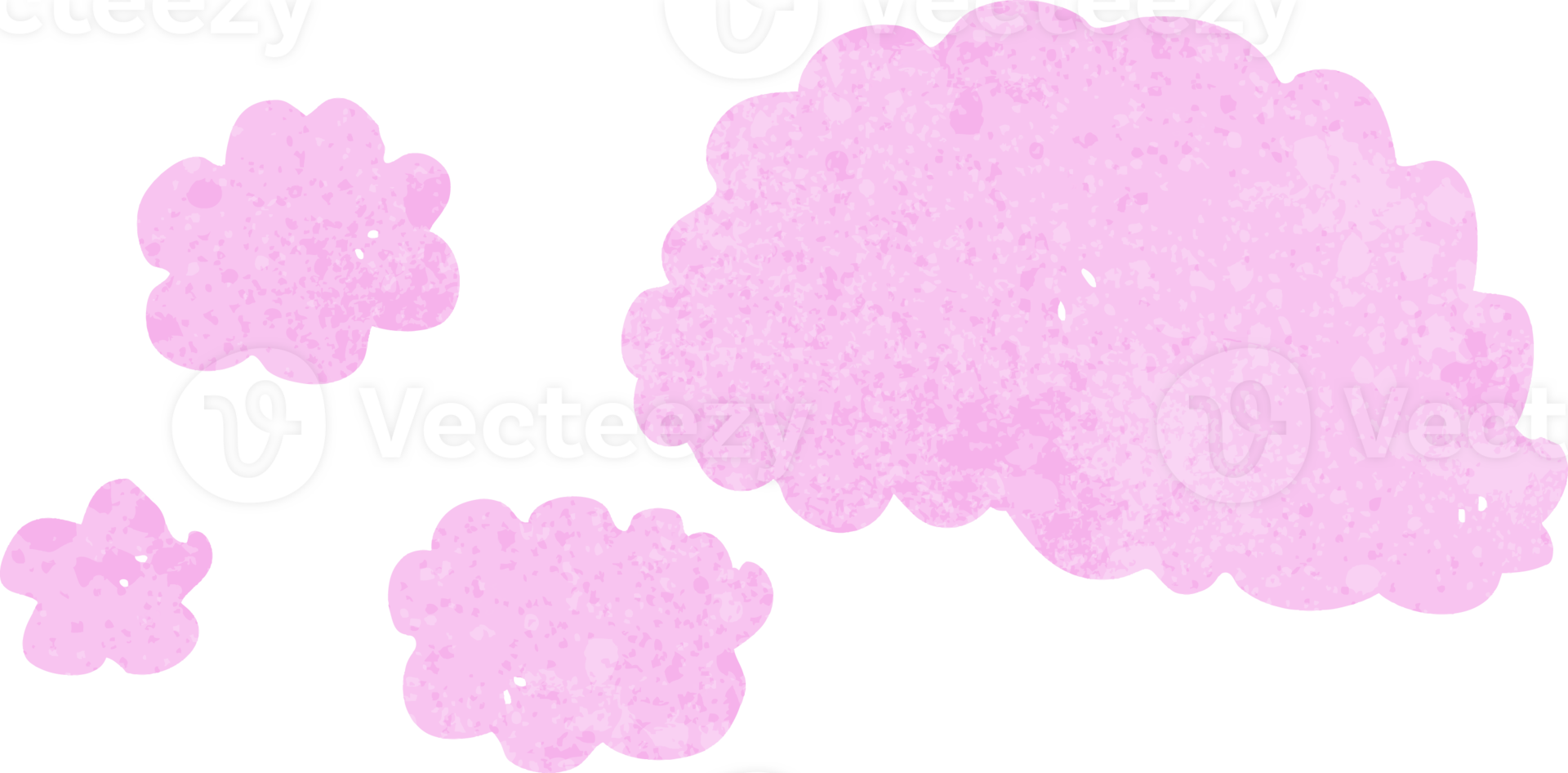 pink clouds drawing png