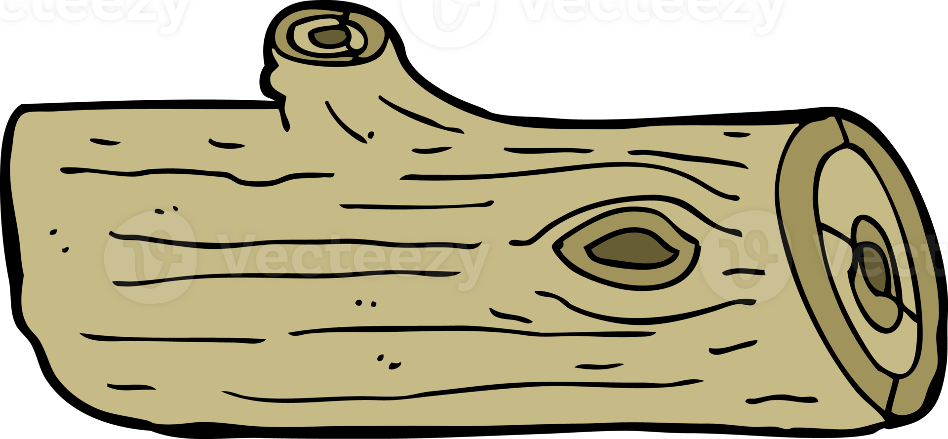 cartoon log drawing png