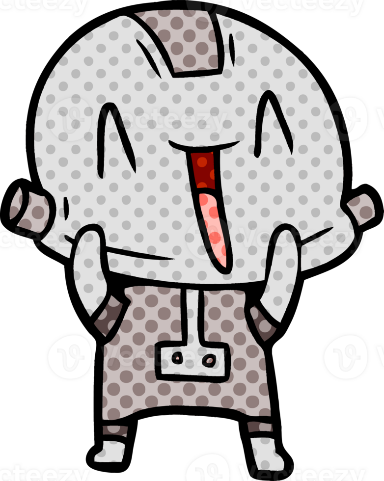cartoon robot drawing png