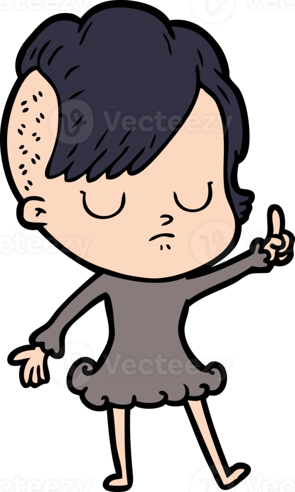 cartoon woman drawing png