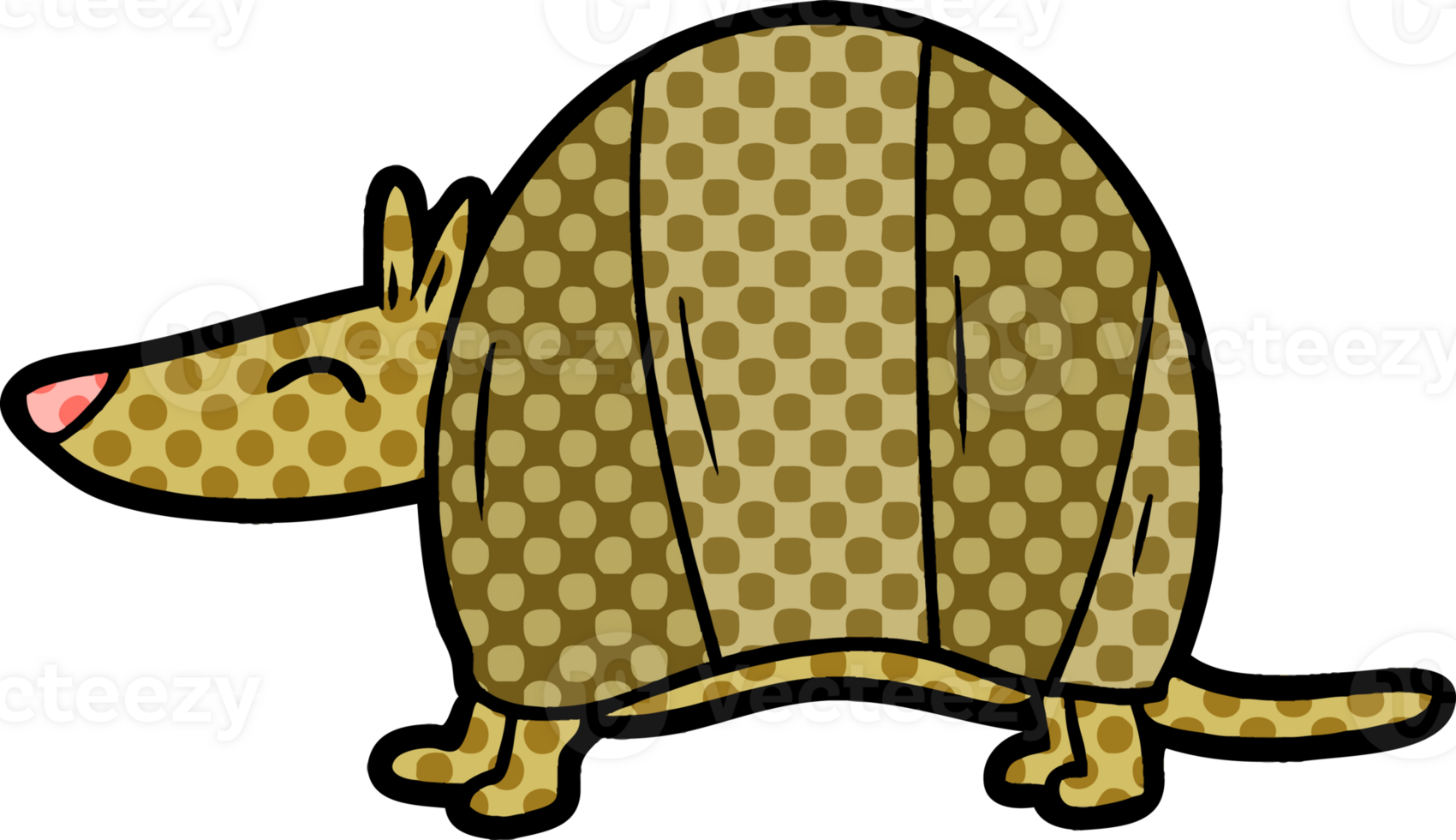 cartoon armadillo drawing png