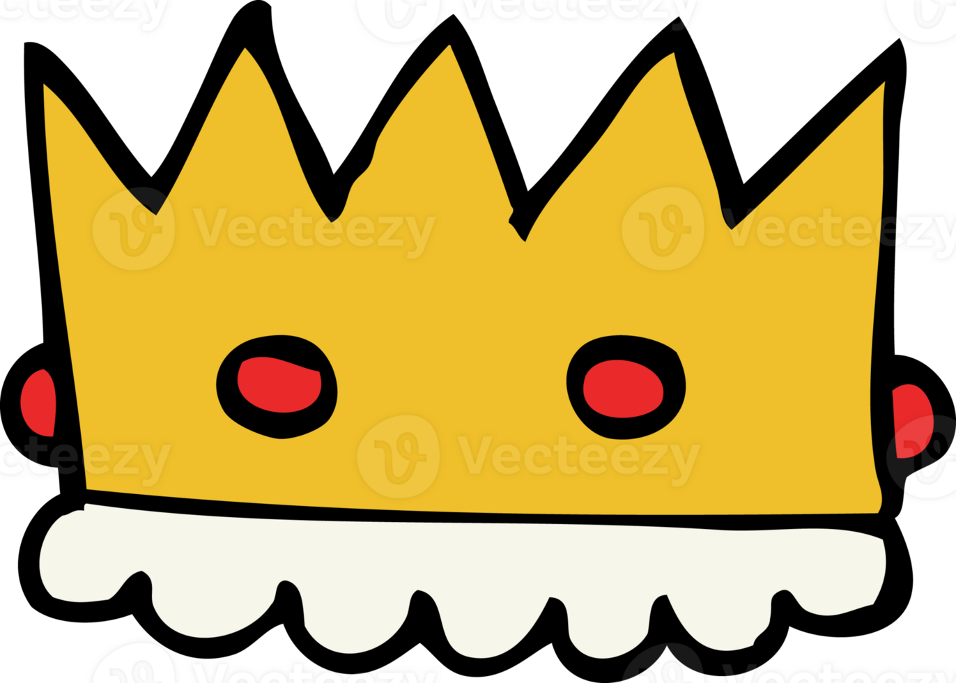 cartoon crown drawing png