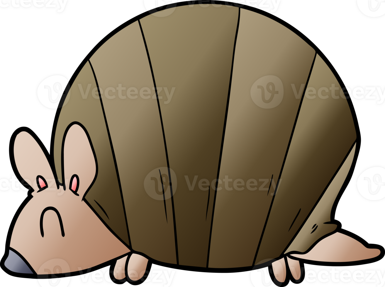 cartoon armadillo drawing png