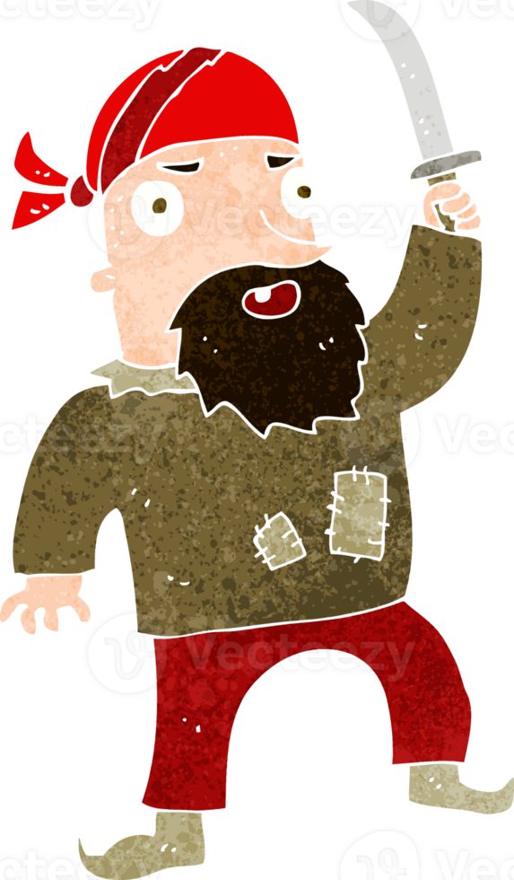 cartoon pirate drawing png