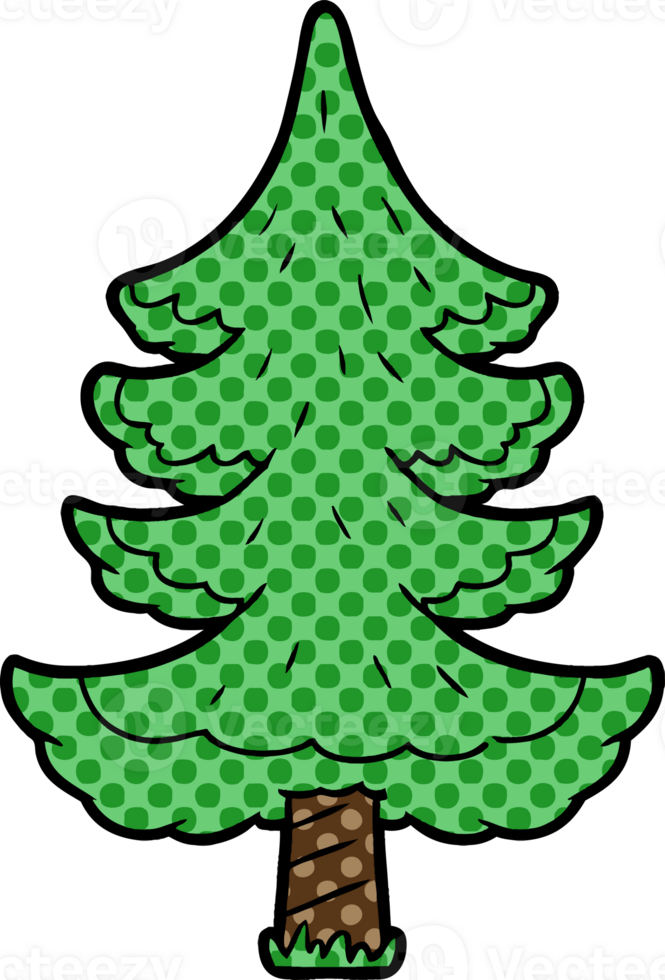 cartoon tree drawing png
