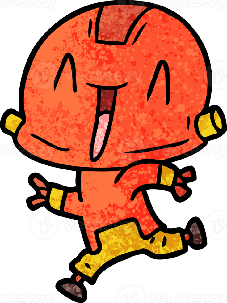 cartoon robot drawing png