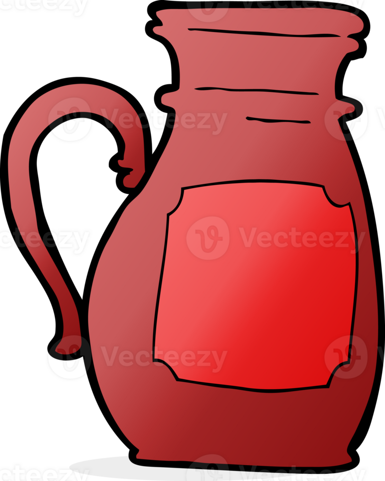 cartoon jug drawing png
