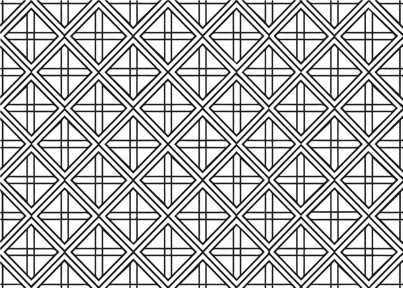 geometric abstract seamless pattern background black and white vector