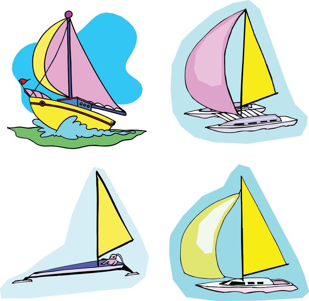 boat clip art vector