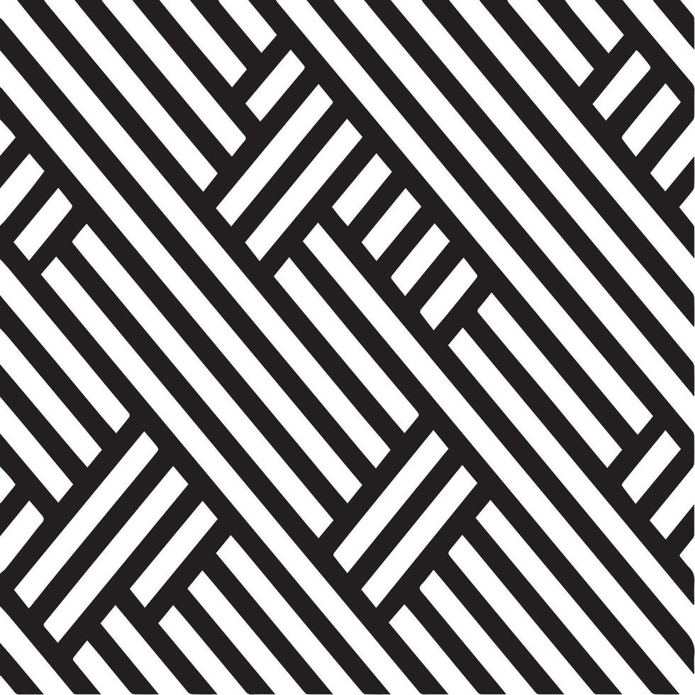 Abstract pattern seamless background black and white vector