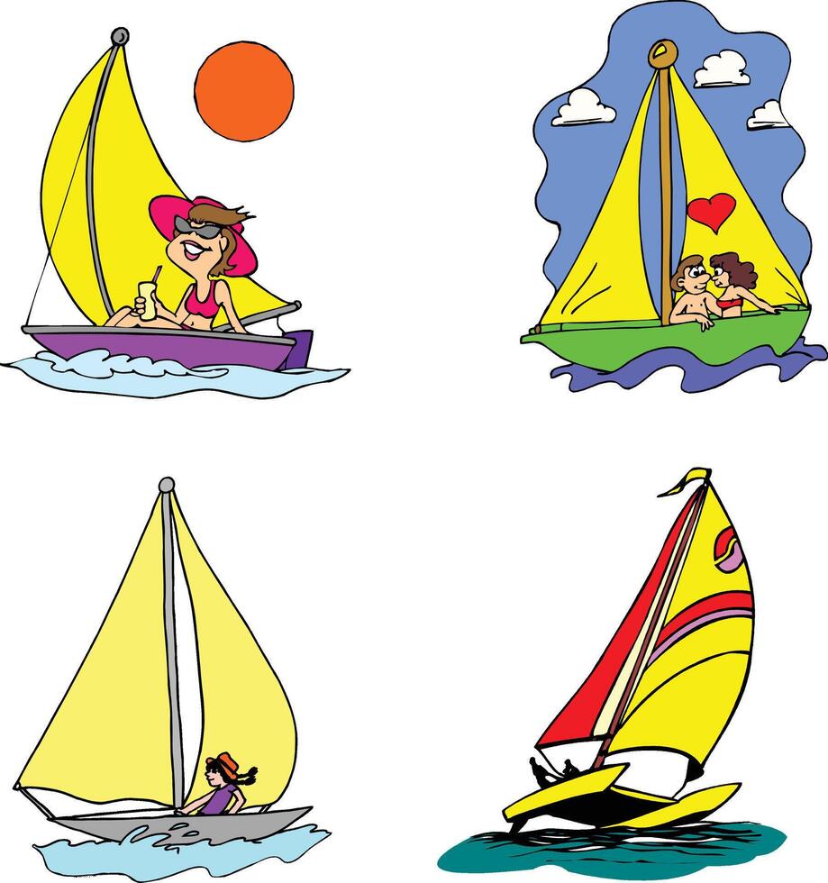 boat clip art vector