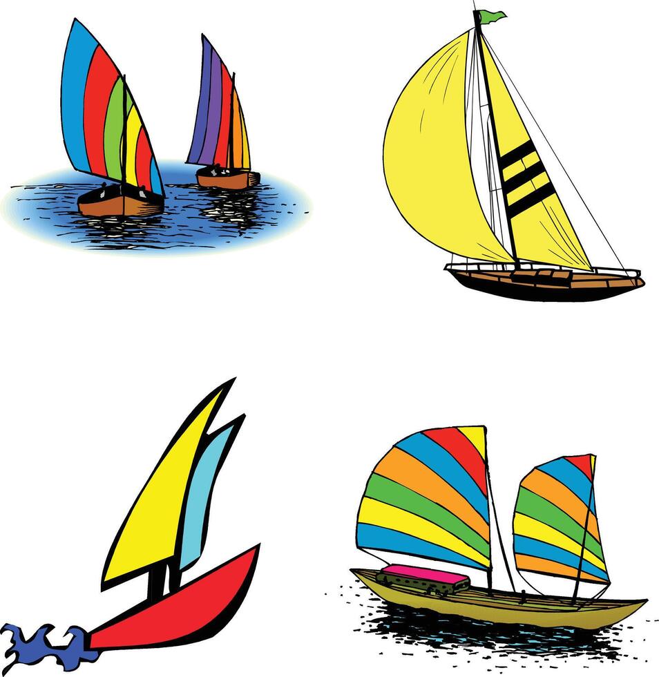 boat clip art vector