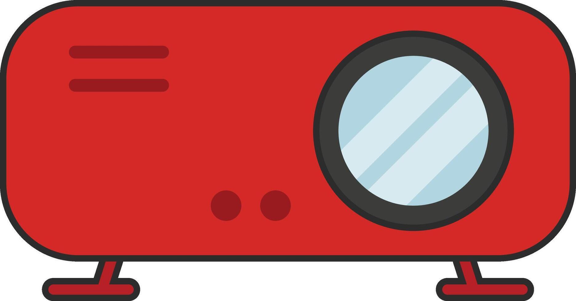 movie projector illustration vector