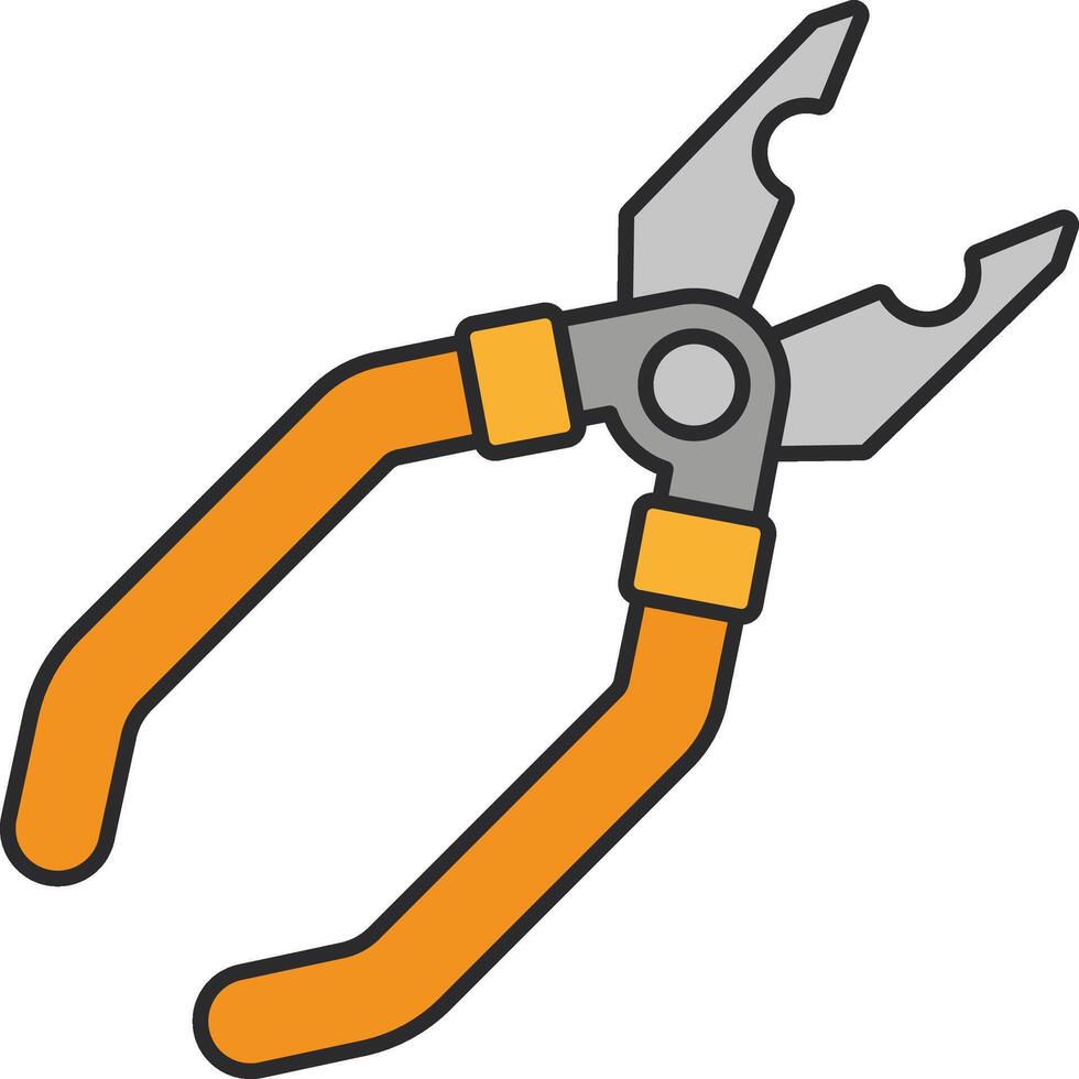 pliers icon illustration vector