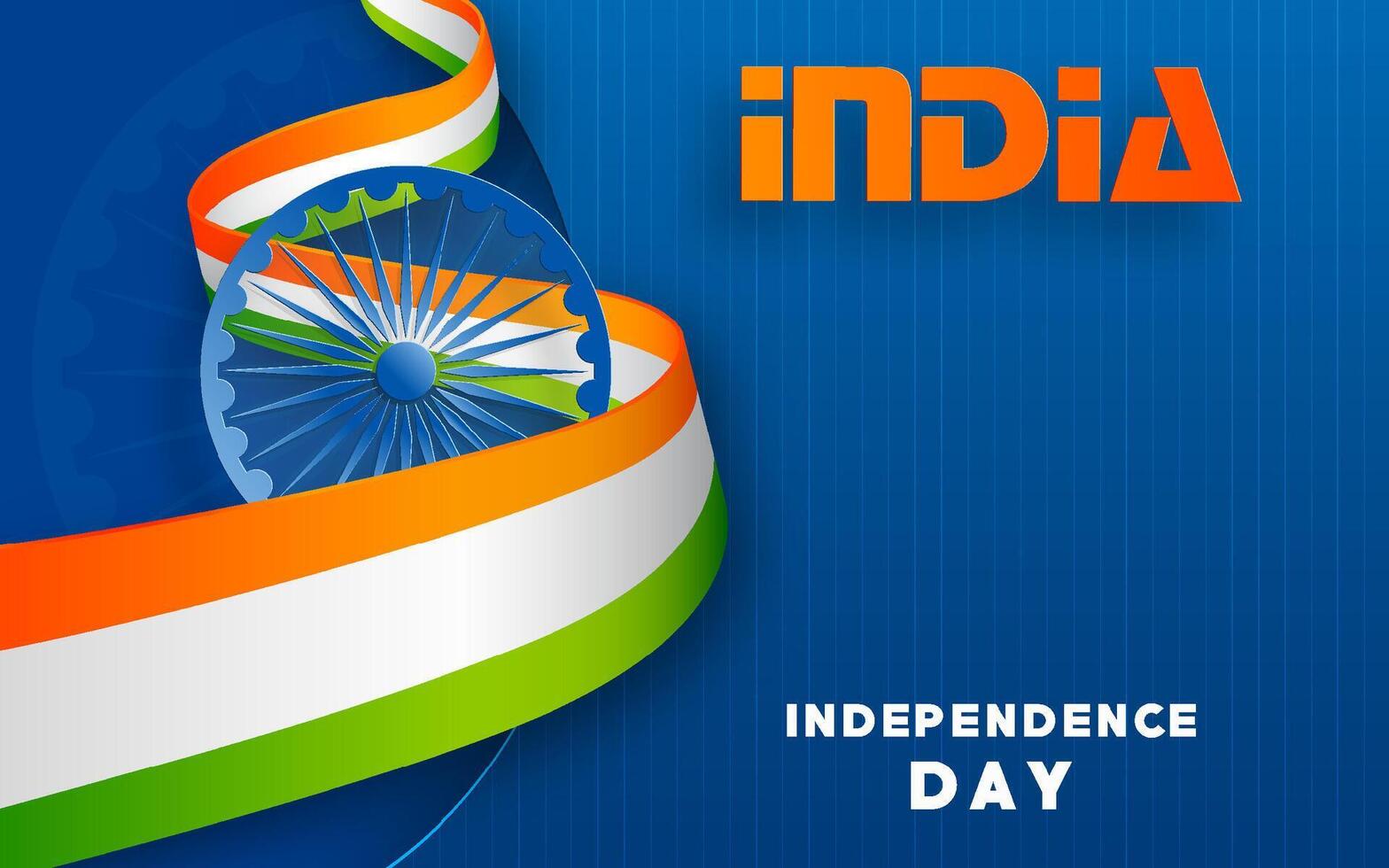 India independence Day the 15 of August vector