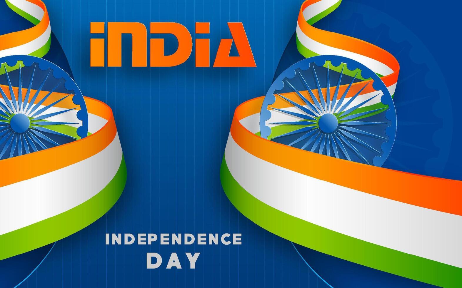 India independence Day the 15 of August vector