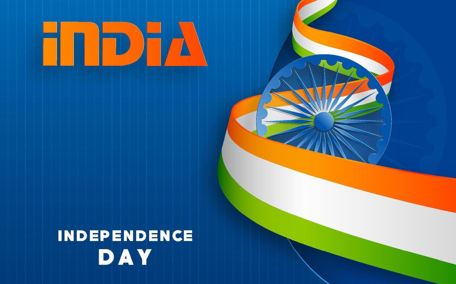 India independence Day the 15 of August vector
