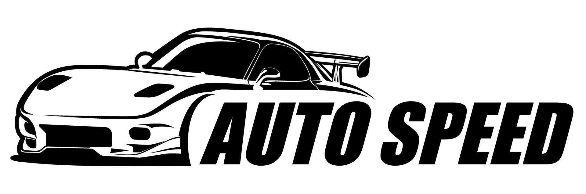 car illustration logo design art vector