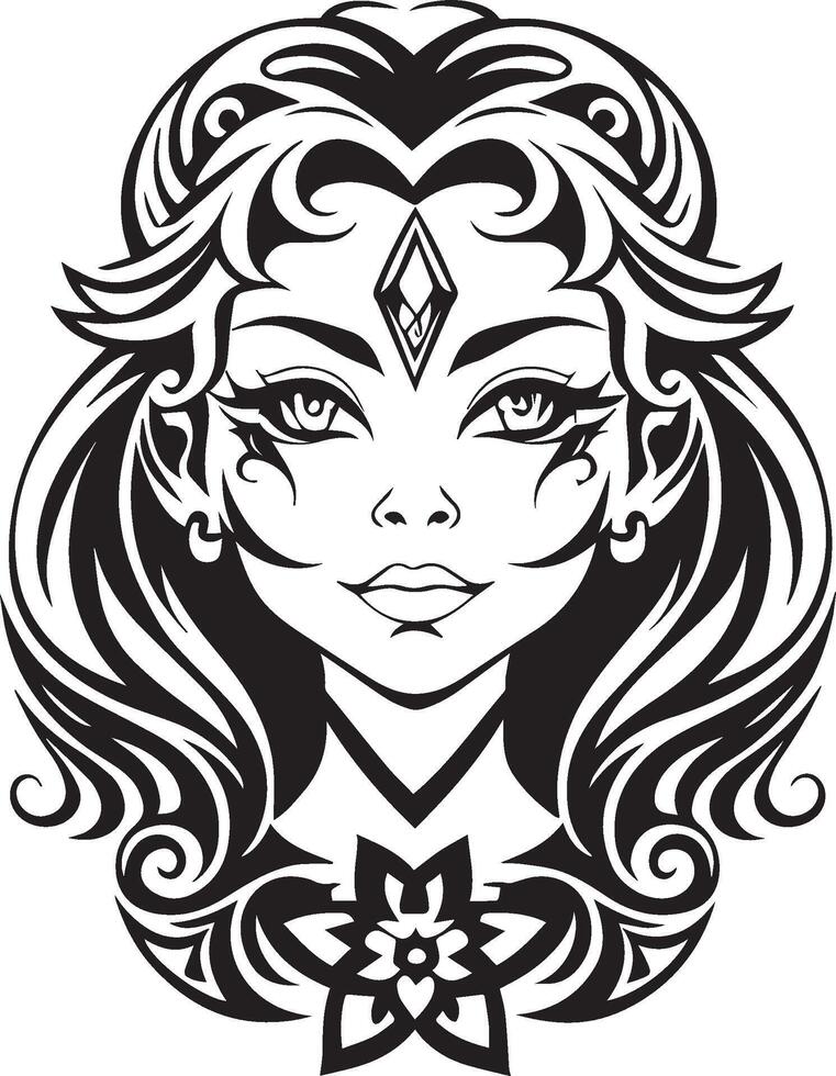 Queen Illustration Design vector