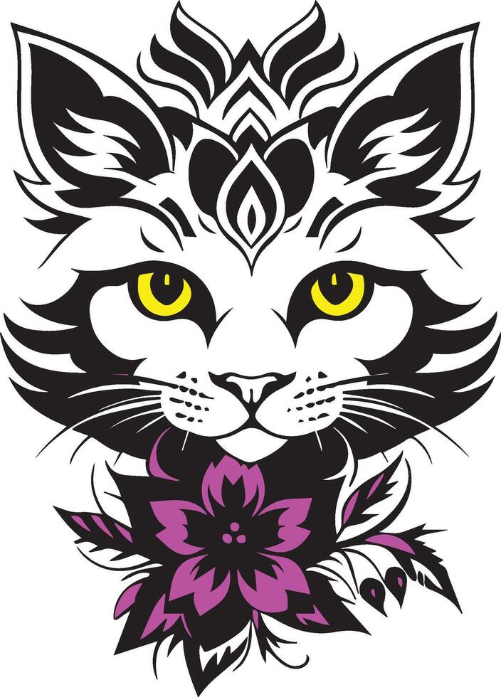 Cute Cat Design vector