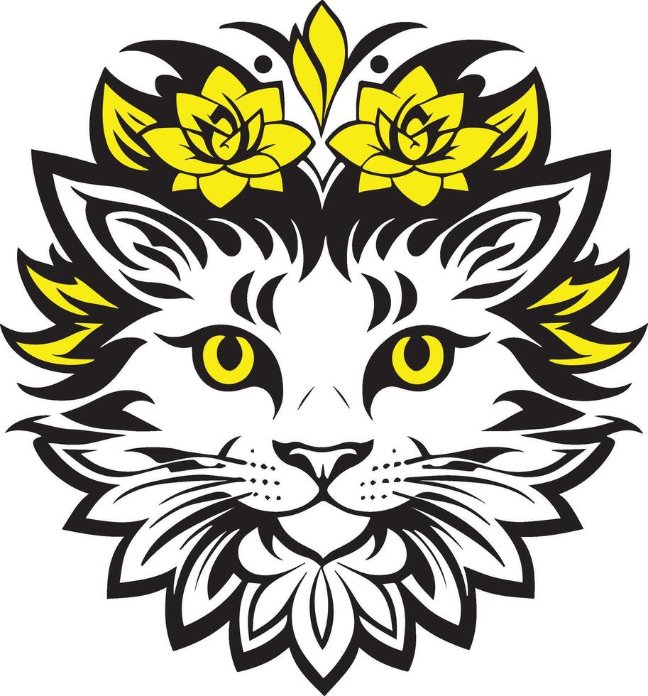 Unique Design Cat vector