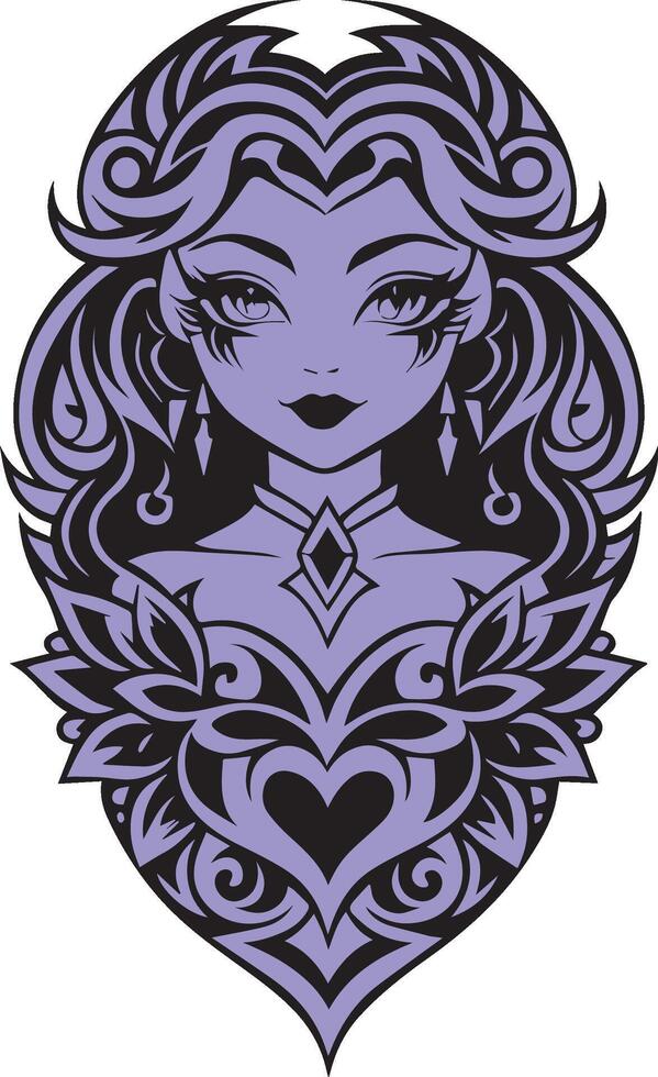 Beautiful Girl Design vector