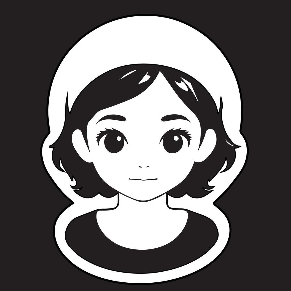 Cute Girl Design vector