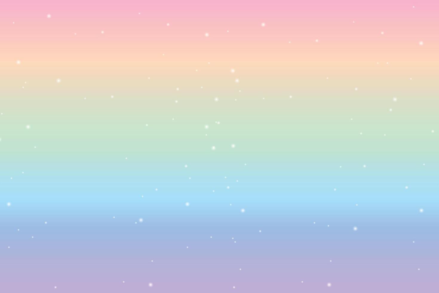 Holographic galaxy sparkly background. Cute universe banner in princess colors. Fantasy gradient backdrop. Hologram unicorn background with fairy sparkles and blurs. vector