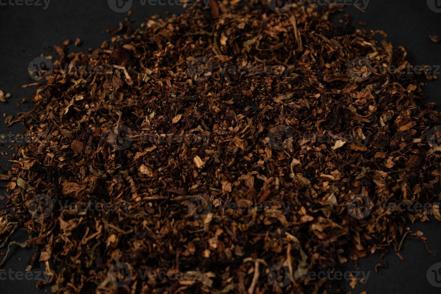 fine tobacco that has been mixed with various spices photo