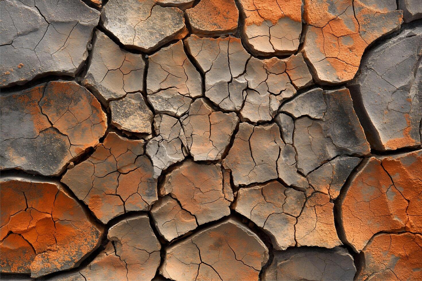 dry cracked ground photo
