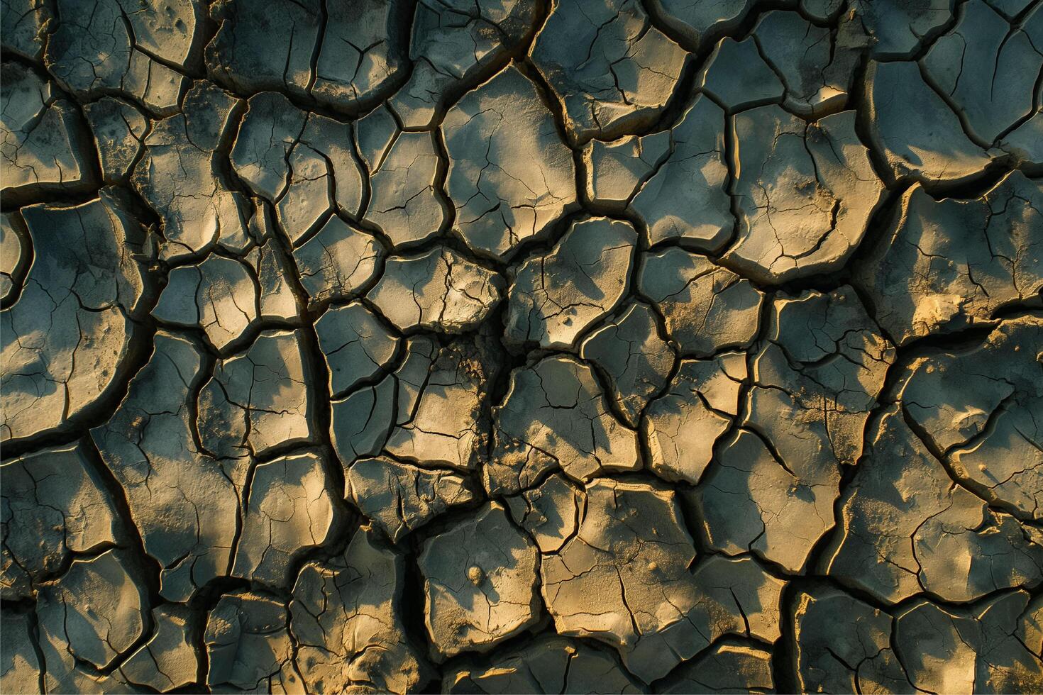 dry cracked ground photo