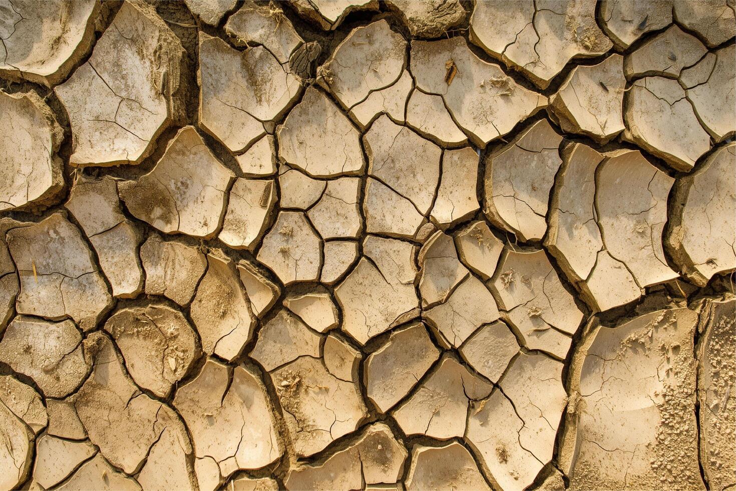 dry cracked ground photo
