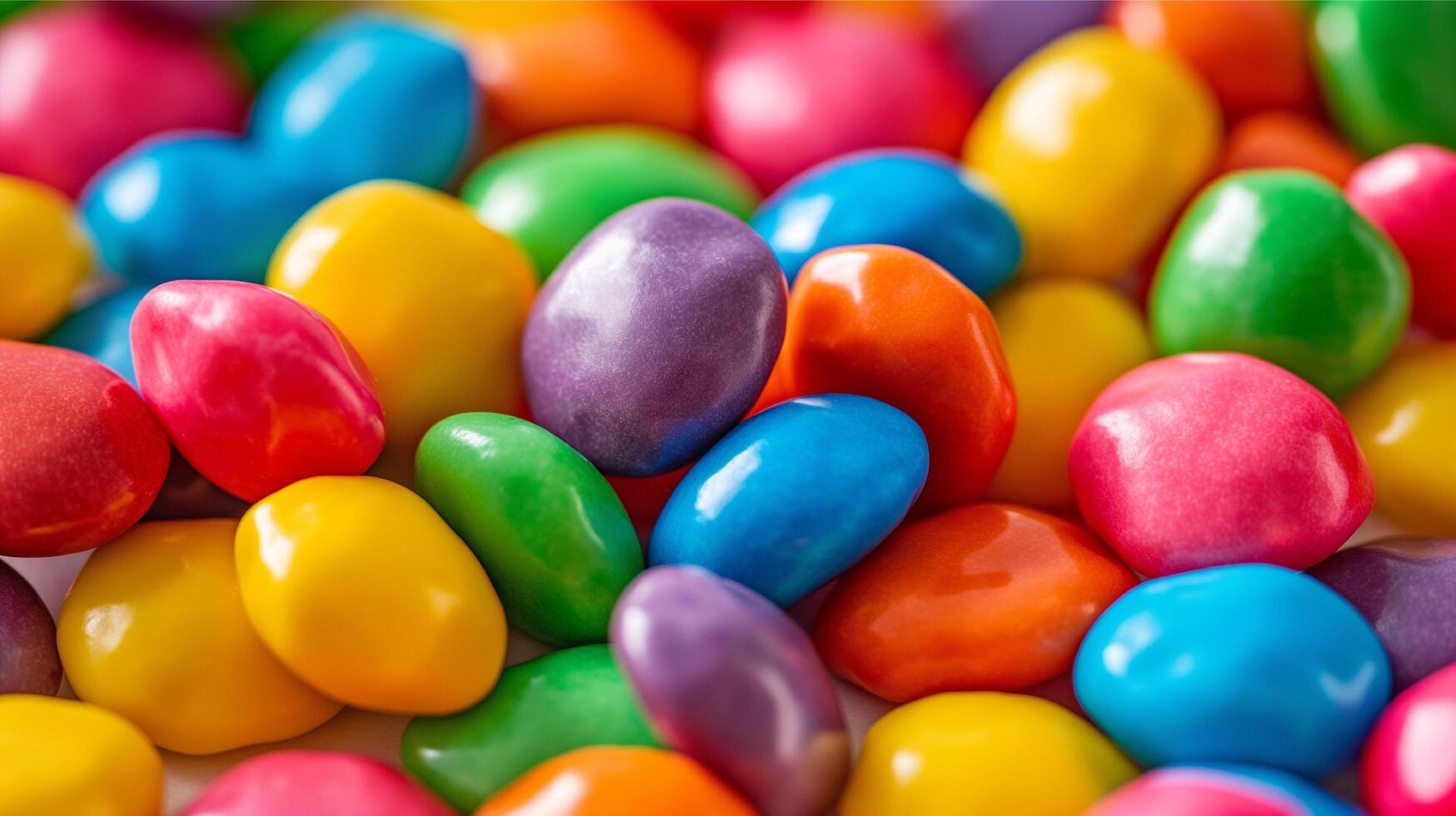 close-up of colorful candy photo