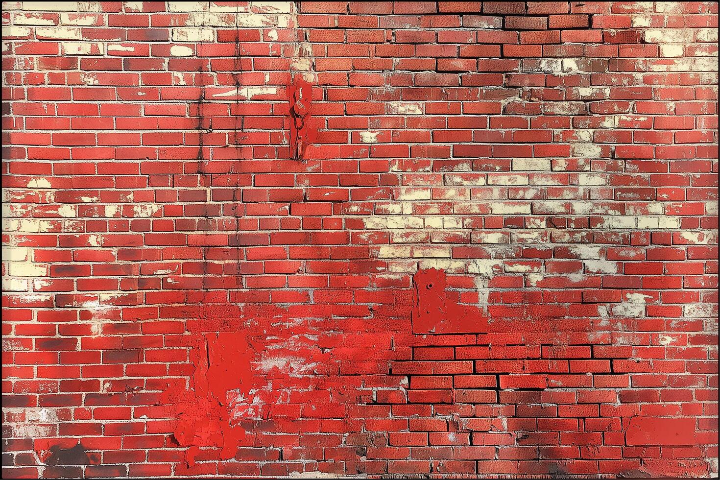 red brick wall photo