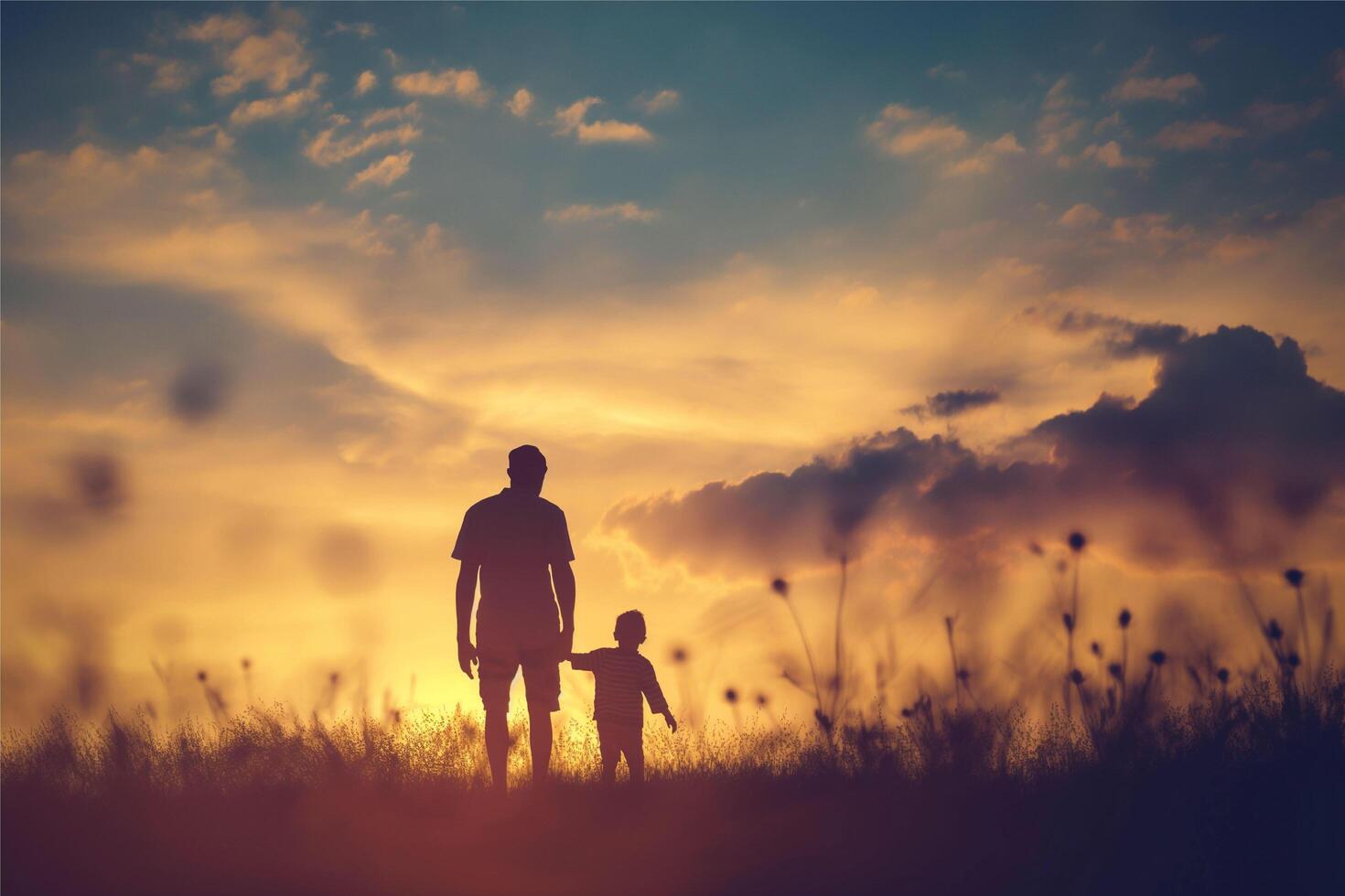 father with son, happy fathers day photo