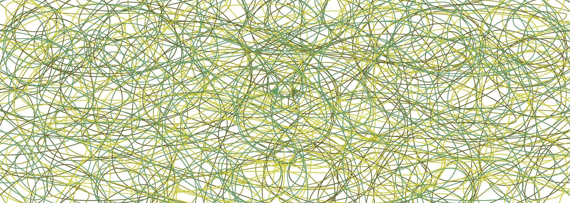 Colored tangled pattern. Abstract chaotic texture. Background with lines and waves. Art creation vector